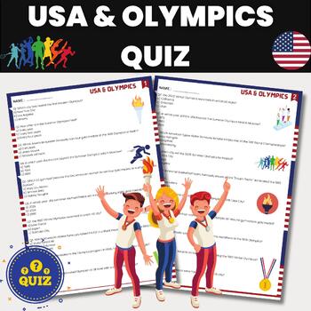 Preview of USA and Olympics Quiz  | US Olympics History Quiz