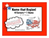 4 Corners Game:  USA regions & states geography!