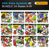 USA state symbols Clip Art BUNDLE-part #2 Commercial use