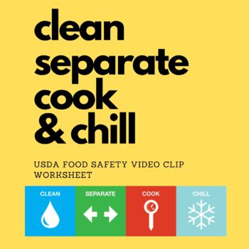 Preview of USDA Food Safety Video Clips Online/Hybrid/Remote Learning Activity