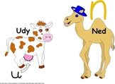Udy and Ned U N Letter Confusion Pack