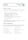 Übungsblatt #15 Mathematik 1: Differentialrechnung