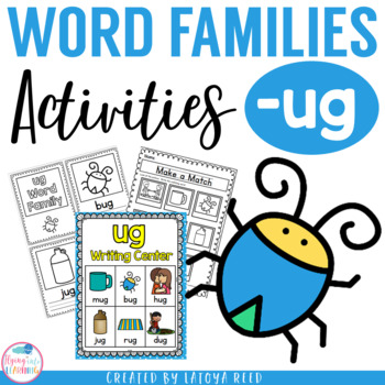 Preview of Ug word family packet