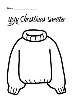 Ugly Christmas Sweater by 4thWithMsArnone | TPT