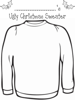 Ugly Christmas Sweater by Erin McMenamin | TPT