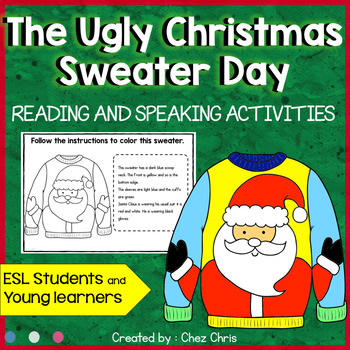 Preview of Ugly Christmas Sweater Activities and Worksheets