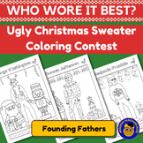 Ugly Christmas Sweater Coloring Contest and Craft - Who wo