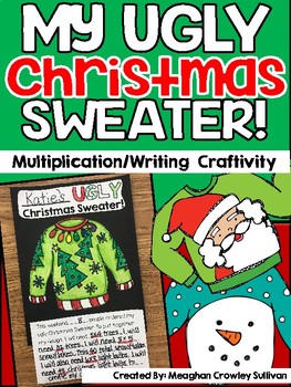 Ugly Christmas Sweater Craft by ClasswithCrowley | TpT
