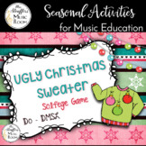 Ugly Christmas Sweater Interactive Game {Do Mi Sol La}