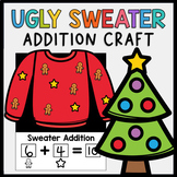 Ugly Christmas Sweater Paper Craft Kindergarten Math Addit