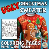 Ugly Christmas Sweater Templates & Coloring Pages | Sheets