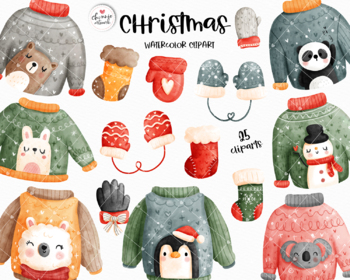 Ugly Christmas Sweaters Clipart, Joy of Chrismas clothesline , noel ca –  MUJKA CLIPARTS