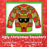 Ugly Christmas Sweaters - Art Activity - Elementary and Mi