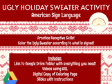 Ugly Holiday Sweater Activity - American Sign Language
