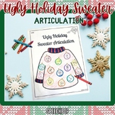 Ugly Holiday Sweater Articulation - Speech Therapy Craft