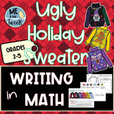 Ugly Holiday Sweater Writing in Math for Upper Elementary
