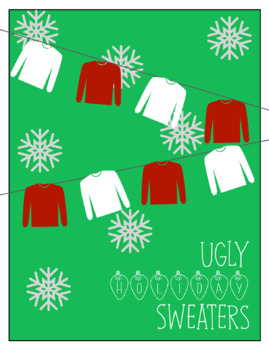 Ugly Holiday Sweaters by Shawna's Schooling | TPT