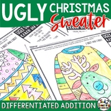 Ugly Sweater Christmas Color by Number Christmas Coloring Pages