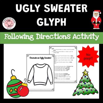 Preview of Ugly Sweater Glyph (Grades 2-6)
