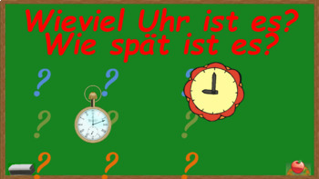 Uhrzeit Time In German Google Slides By Jer520 Llc Tpt