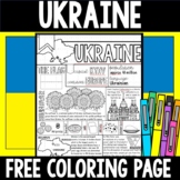 Ukraine Graphic Organizer & Coloring Pages - Ukraine Count