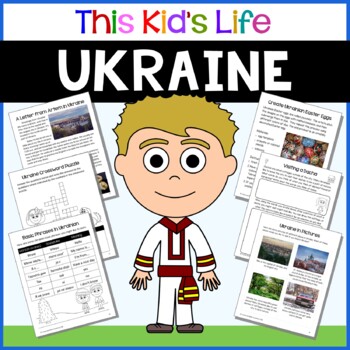 Preview of Ukraine Country Study: Reading & Writing + Google Slides/PPT Distance Learning