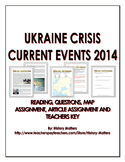 Ukraine Crisis 2014 - Current Events (Reading, Questions, 