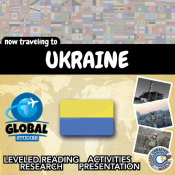 Preview of Ukraine - Global Studies - Leveled Reading, Activities, Slides & Digital INB