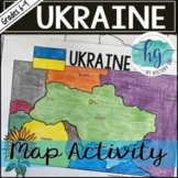 Ukraine Map Activity (Print and Digital)