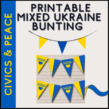 Preview of Ukraine Support Classroom Bunting