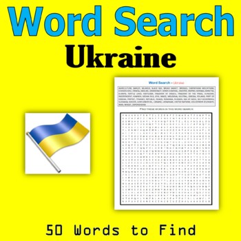 Preview of Ukraine - Word Search