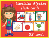 Ukrainian Alphabet Flash Cards