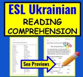 Ukrainian ESL Reading Comprehension Passages with Question