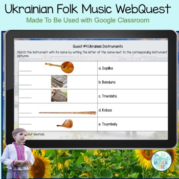 Preview of Ukrainian Folk Music Webquest 