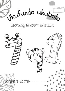 Preview of Ukufunda ukubala/Learning to count in IsiZulu