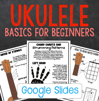 Preview of Ukulele Beginner Basics Music Program