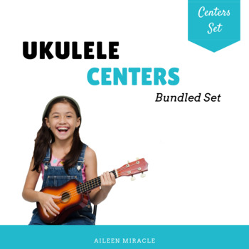 Preview of Ukulele Centers {Bundled Set}