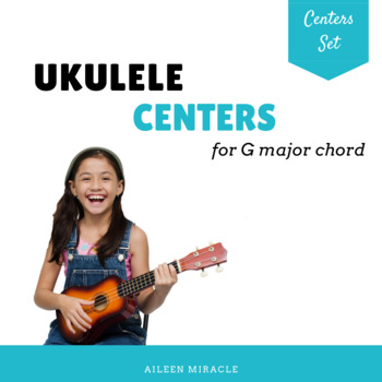 Preview of Ukulele Centers Set {G Major Chord}