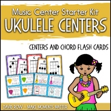 Ukulele Centers and Chord Flash Cards - Music Center Starter