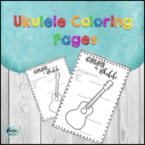 Ukulele Coloring Pages