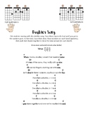 Ukulele (Left Hand) Doubles song with number sentence prac