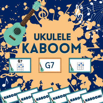 Preview of Ukulele KABOOM! A Game for Elementary Music Centers and Stations