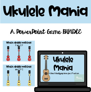 Preview of Ukulele Mania: A Chord Progression Game for PowerPoint [BUNDLE]