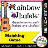 Ukulele Matching Activity | Game for Centers, Sub Tubs, an