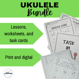 Ukulele Music Activity and Lesson Bundle