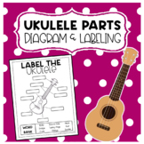 Ukulele Parts: Diagram & Labeling Activity