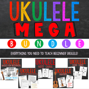Preview of Ukulele Program (Unit and Mini-Lessons) Mega Bundle for the Music Classroom