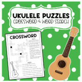 Ukulele Puzzles: Word Search & Crossword