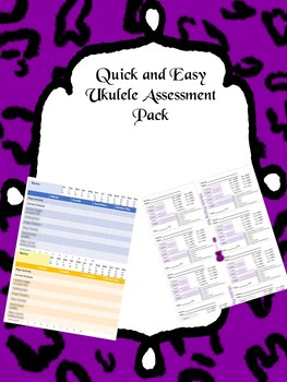 Preview of Ukulele Quick and Easy Playing Assessment