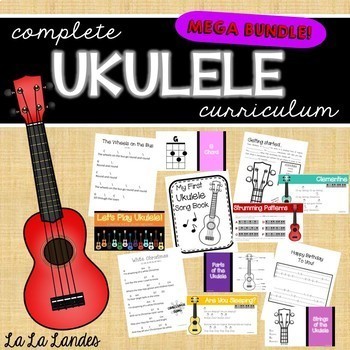 Preview of Ukulele Unit Bundle for the Music Classroom plus Bundle Bonus!